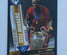 Sadio Mane - LIVERPOOL Match Attax / Golden Moment - 2019/2020