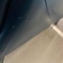 sofa 2 seater  navy leather couch Image 2