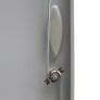 Office Cabinet with 4 Doors Steel 90x40x180cm Grey Image 3