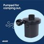 NEW SALE | Electric Air Pump - 240V Mains 3 Size Nozzles - For Inflating Deflating Camping Air Mattress/Bed, Beach Toys, Inflatable Paddling Pools Image 6