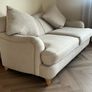 2 seater cream sofa Image 2