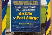 2020 Clare v Waterford - GAA U20 Munster Football Championship Quarter Final Programme