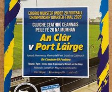 2020 Clare v Waterford - GAA U20 Munster Football Championship Quarter Final Programme