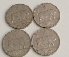 Irish shillings
