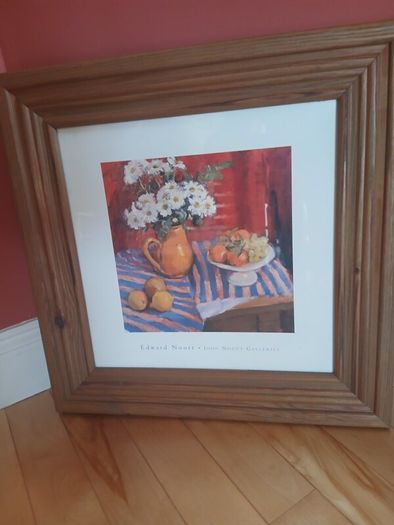 Framed Art Print: "The Striped Cloth" by Edward Noot