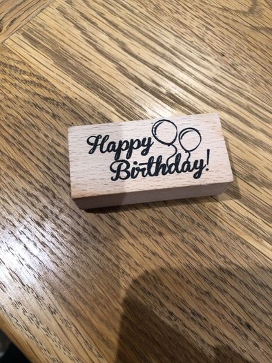 happy birthday stamp