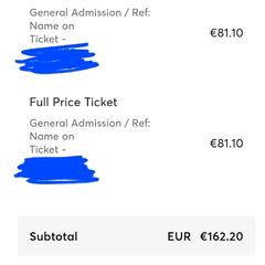 Lewis Capaldi concert tickets 23rd June