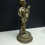 Vintage Brass Mother and Child Figurine Tibetan / Indian Style 15 cm Image 2