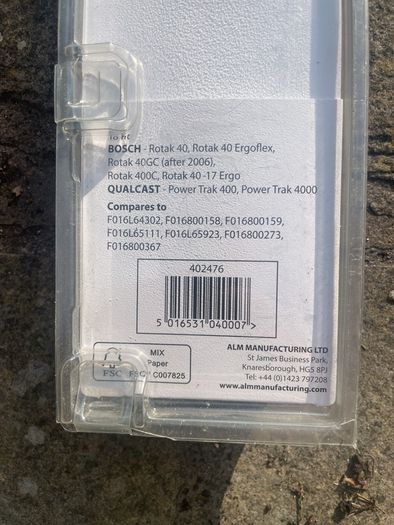 BNIB 40cm Lawnmower Blade for Bosch & Qualcast