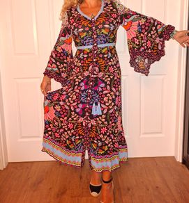 Brand NEW Joe Browns Butterfly Dreamer Boho Maxi dress, size 8UK