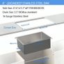 Stainless Steel Kitchen Sink, 70X40CM, BoomHoze Undermount Single Bowl Outdoor Campervan Sink with Silencer Pad, Drainer Fittings, Drop in Flushmount or Topmount Installation, Brushed Image 7