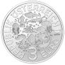 Austria 3 Euro Coin 2025 - Doridid Nudibranch. Sea Worlds Series( In Capsule). Uncirculated. Image 3