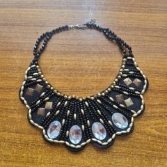 Material Necklace/ Decorative Collar for a dress.