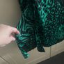Emerald green/black dress Image 5