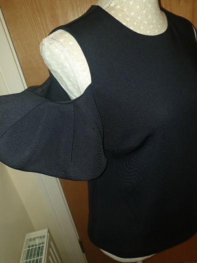 Ted Baker navy cold shoulder top size 2 uk10
