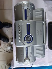 GOODMANS Stereo MW-FM CD, Tape Portable System Model GPS 327R, Fourway Speaker System, in excellent cosmetic condition