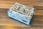 Vintage Bethlehem Mother of Pearl Jewellery Box