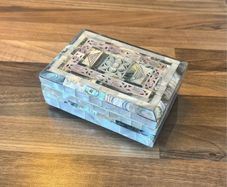 Vintage Bethlehem Mother of Pearl Jewellery Box