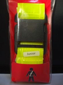 SALE!  Across the body safety belt - REFLEXITE Sam Browne Belt - Reflective and Fluorescent High Visibility Safety Belt - Junior
