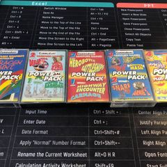 C64 - Commodore 64 - 5 Commodore Format Magazine Power Pack Tapes