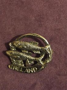 Ireland Salmon Brooch