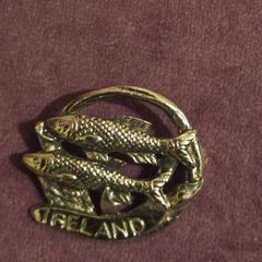 Ireland Salmon Brooch
