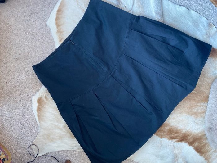 United Colors Of Benetton Navy Blue Balloon Mini Skirt Size 38 UK 6 US 2