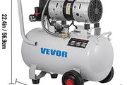 30L 750W Silent Air Compressor Portable Oil-free Air Compressor Pump Safe Solenoid Valve Workshop Repair Tire Inflation
