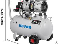 main image for ad 30L 750W Silent Air Compressor Portable Oil-free Air Compressor Pump Safe Solenoid Valve Workshop Repair Tire Inflation