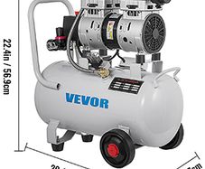 30L 750W Silent Air Compressor Portable Oil-free Air Compressor Pump Safe Solenoid Valve Workshop Repair Tire Inflation