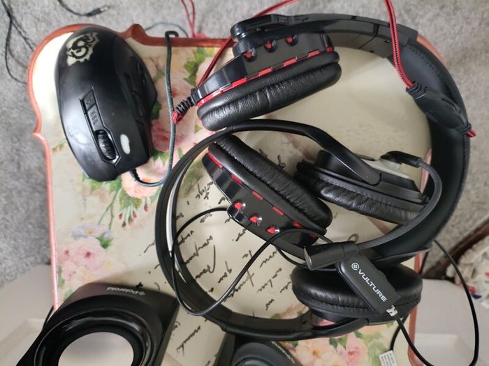 Budget PC & Gaming Accessory Bundle (Speakers + 2x Headsets + Mouse)