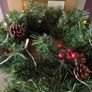 Small Christmas Wreath with Battery Lights Image 7