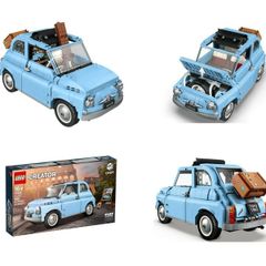 Lego Fiat 500 bundle (Blue and Yellow sets)