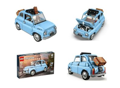 Lego Fiat 500 bundle (Blue and Yellow sets)