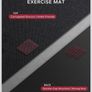 Large Exercise Mat, Non-Slip, Ultra Durable, Large Yoga Mat for Home Gym, Fitness, Yoga, Pilates, Stretching, Push-ups, Gymnastics-Grey Image 4