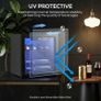 12 Bottle Wine Cooler, 36 Litre Capacity, 4-16C Under Counter Drinks Beer Wine Fridge with Glass Door, LED Light Image 7
