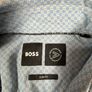 Hugo Boss Shirt Mens - 38 S 15 - Blue Diamond Check - Performance Hank Kent Slim Fit Image 4