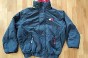 Vintage style Tommy Hilfiger Bomber Jacket coat M navy blue Tommy Jeans retro padded jacket in twilight navy