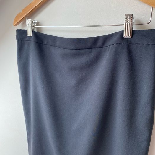Armani Grey Skirt with Back Pleats