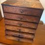 Antique petit watch makers workshop drawers c1890 Image 6