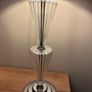 Table lamp - cream and crystal look Image 2