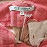 Vintage Y2K baby pink flared trousers striped mid rise cotton Size 8 Image 4