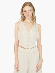 Reformation Cream Vest Top