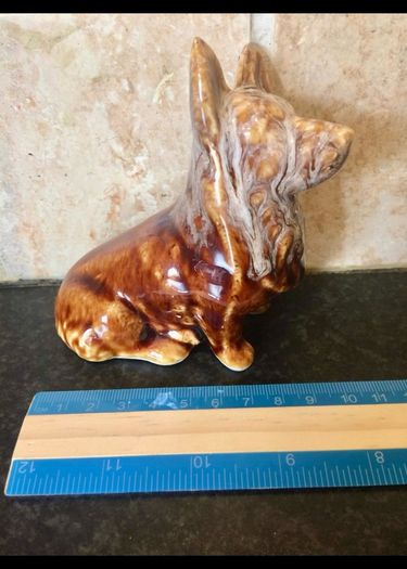 Vintage Ceramic Dog Figure