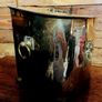 1970s solid  brass fireside container Image 3