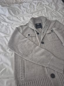 Men's knitted cardigan