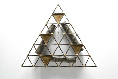 Brutalist Wall Sculpture in the style of Ron Schmidt, 1960s.