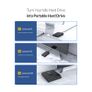 ORICO USB 3.0 (UASP) 5Gbps to SATA 2.5" HDD/SSD Enclosure with Auto Sleep Mode (Brand New/Warranty) Image 4