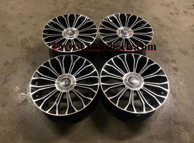 20" Inch Maybach 2 Style Wheels Mercedes C E A S Class 5X112 W204 W205 W212 W213 W221 W222