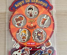 Popmart Stickers Why so serious Halloween pop mart